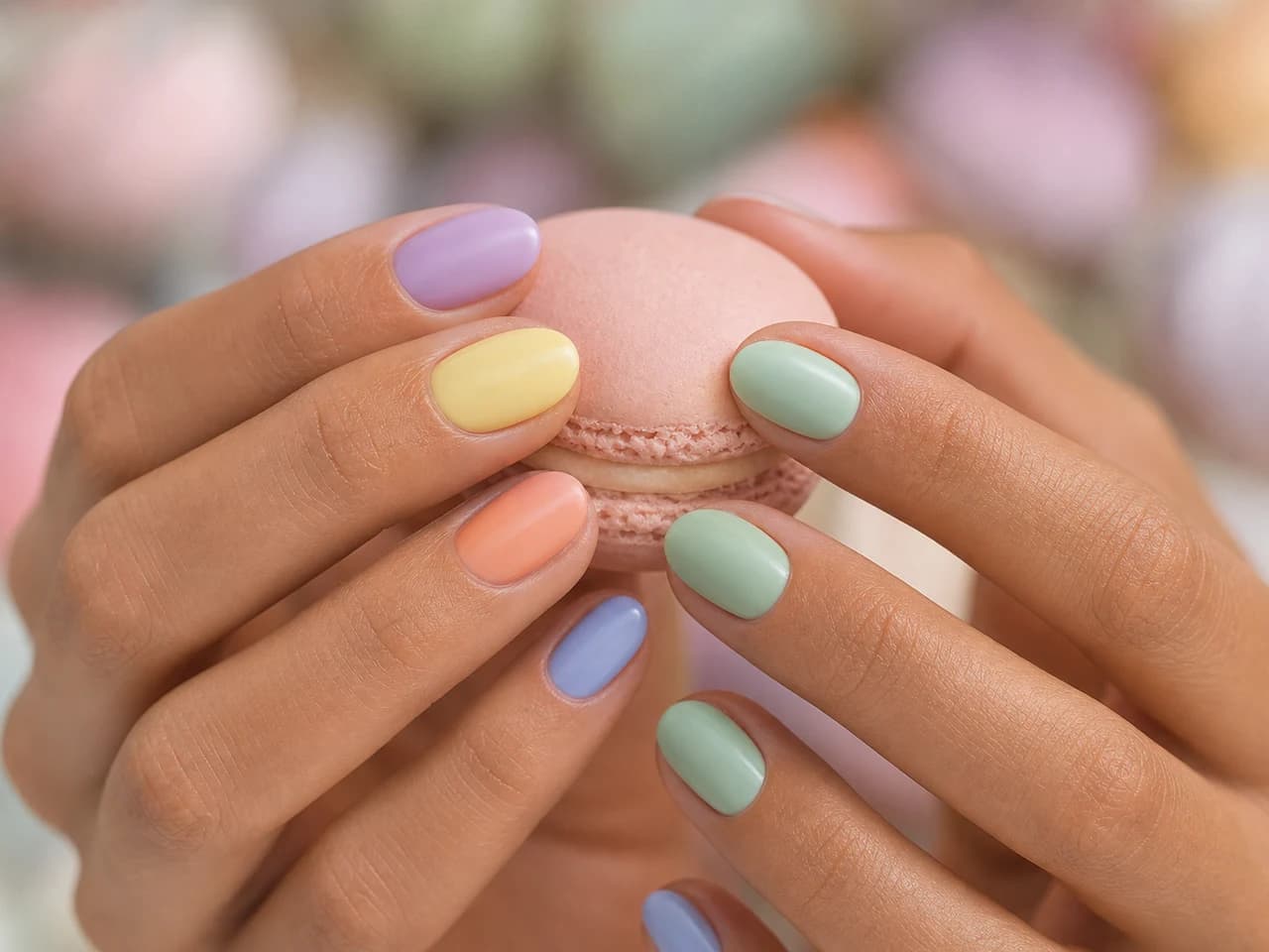 Pastel nails