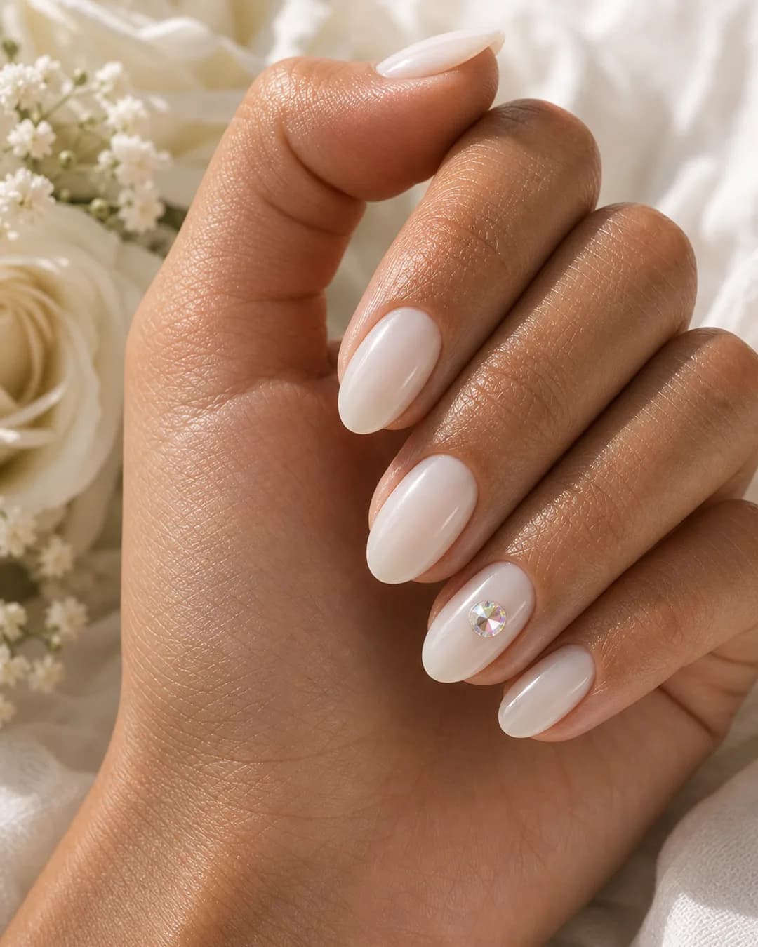 Uñas con pedrería