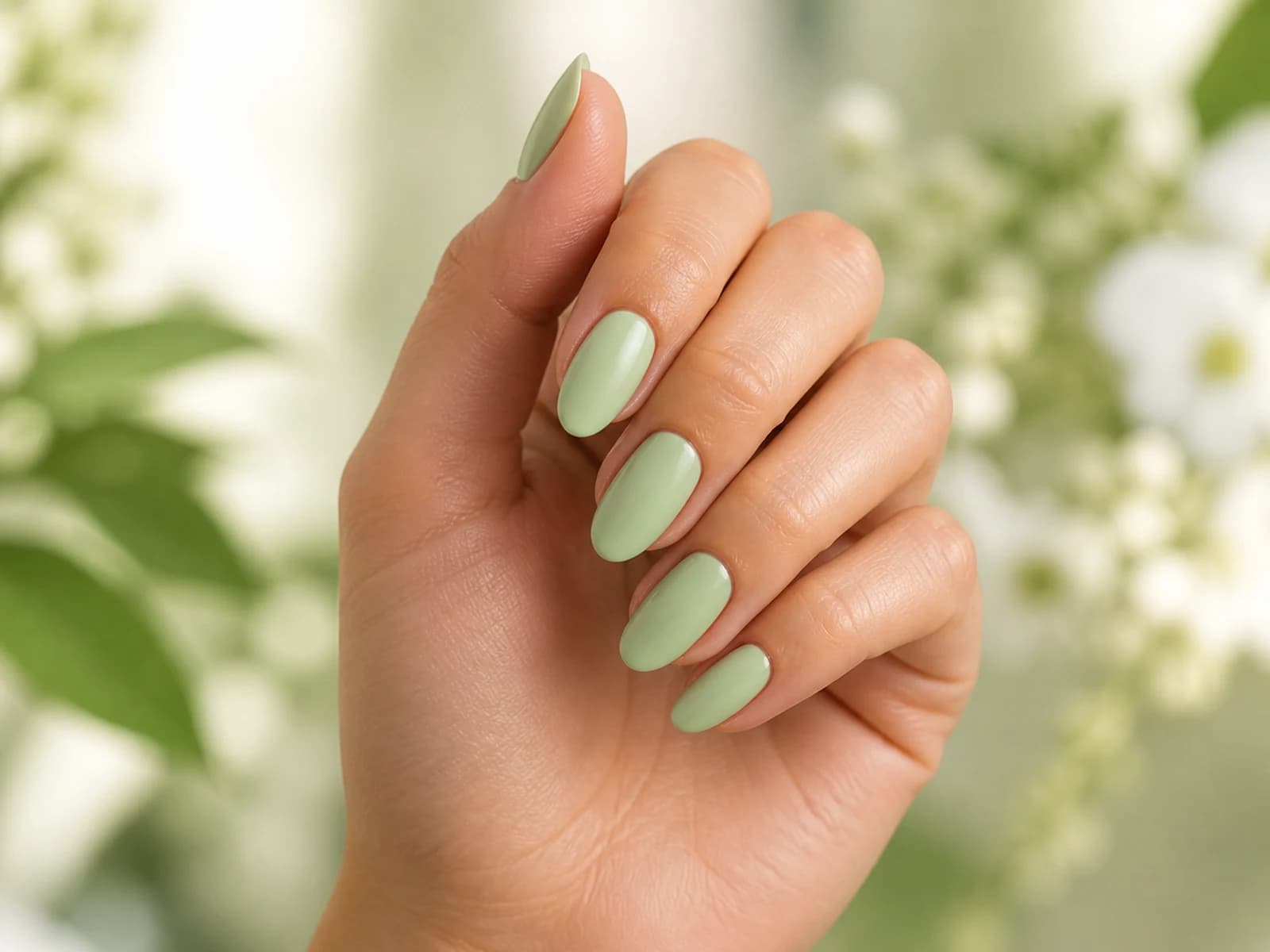 Green nails