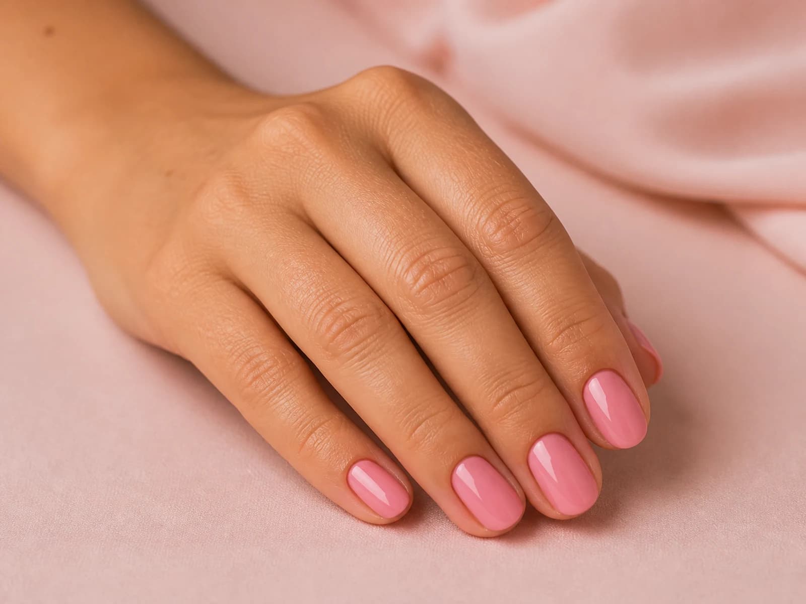 Brown nails