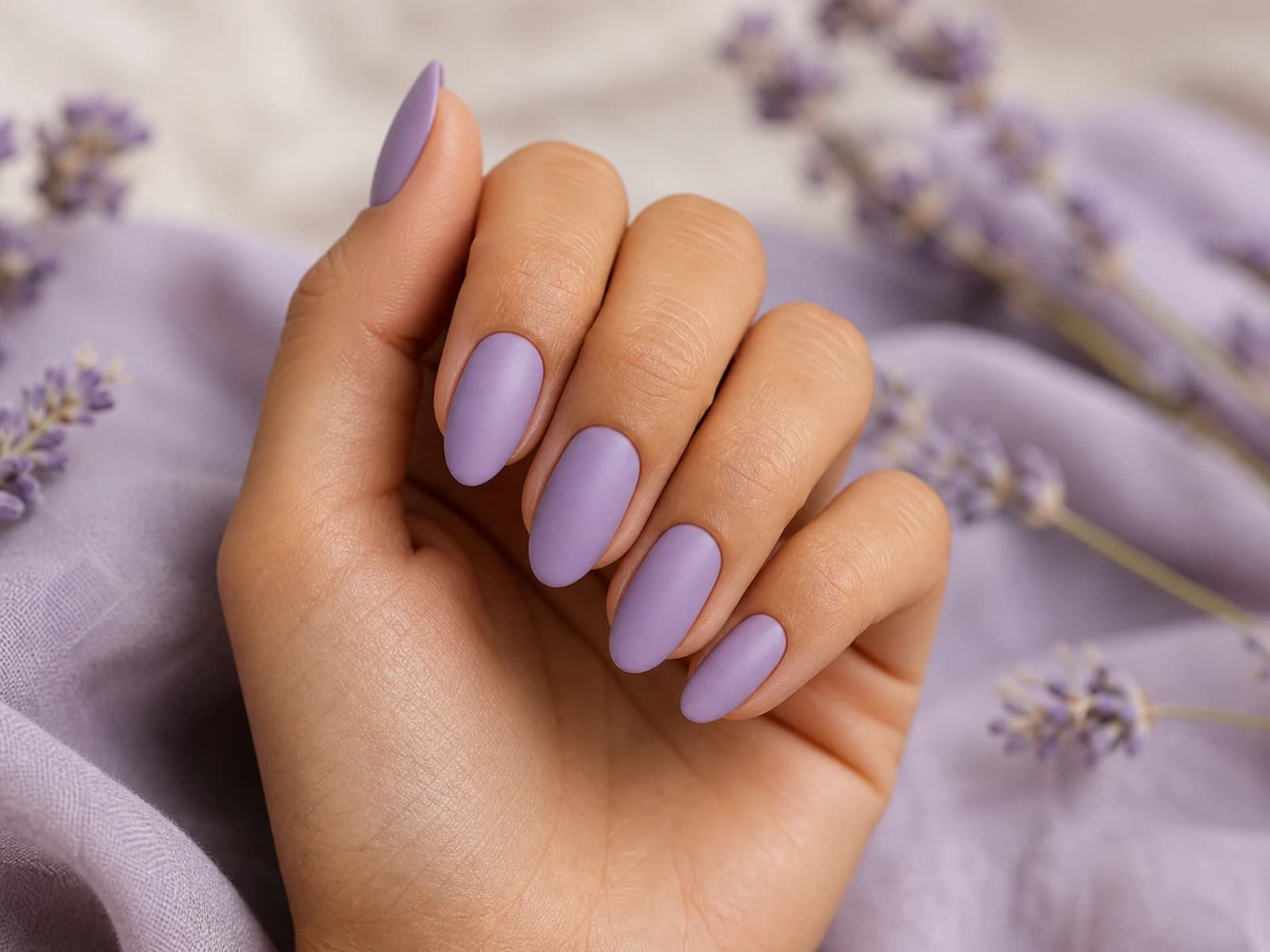 Purple nails