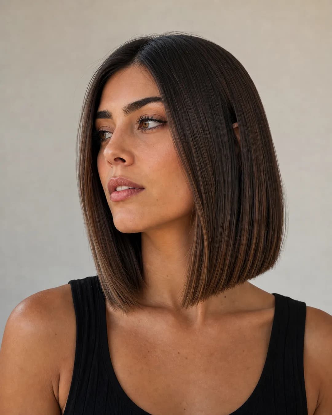 Bob clavicular angular — Corte de pelo bob