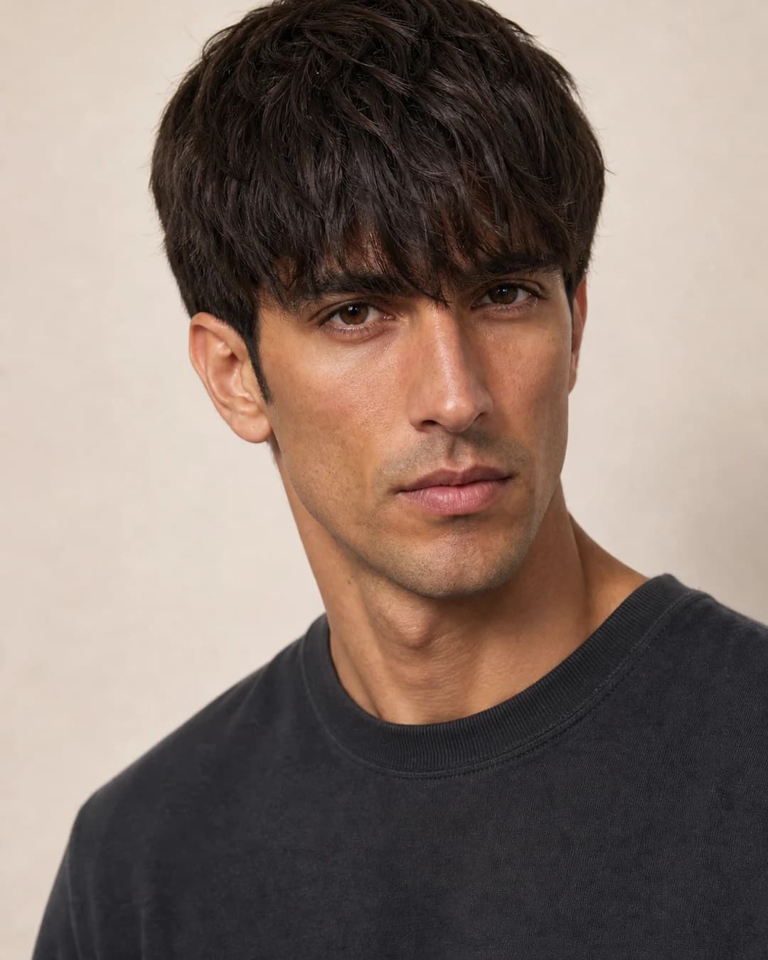 Boy Fringe Cara Alargada — vista frontal y trasera exacta
