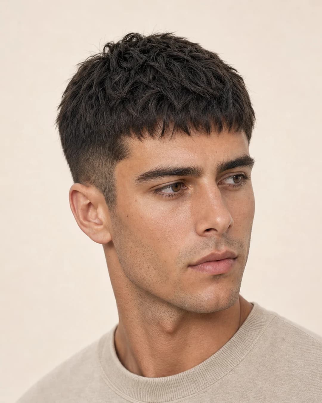 Boy Fringe Corto — vista frontal y trasera exacta