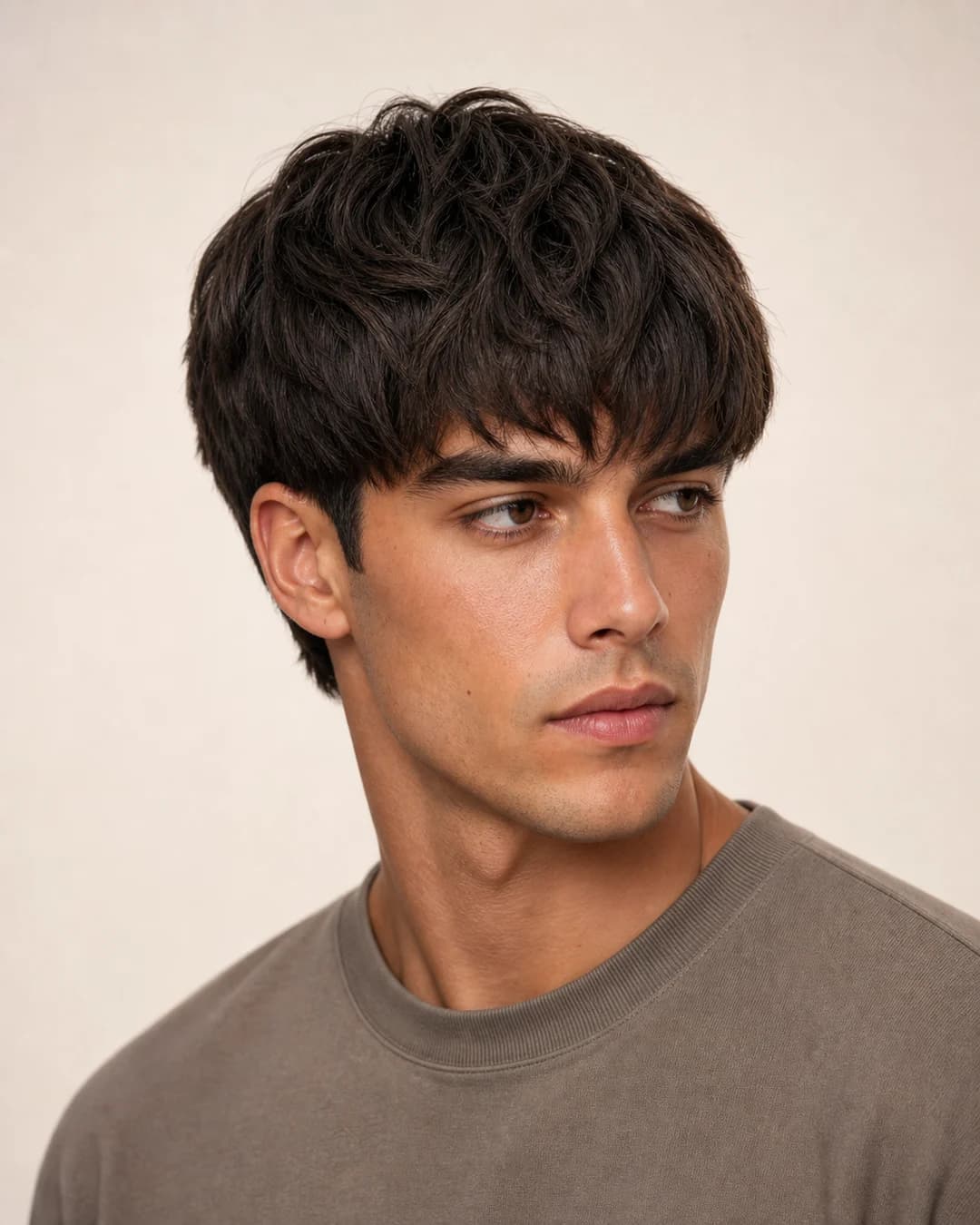 Boy Fringe Medio — vista frontal y trasera exacta