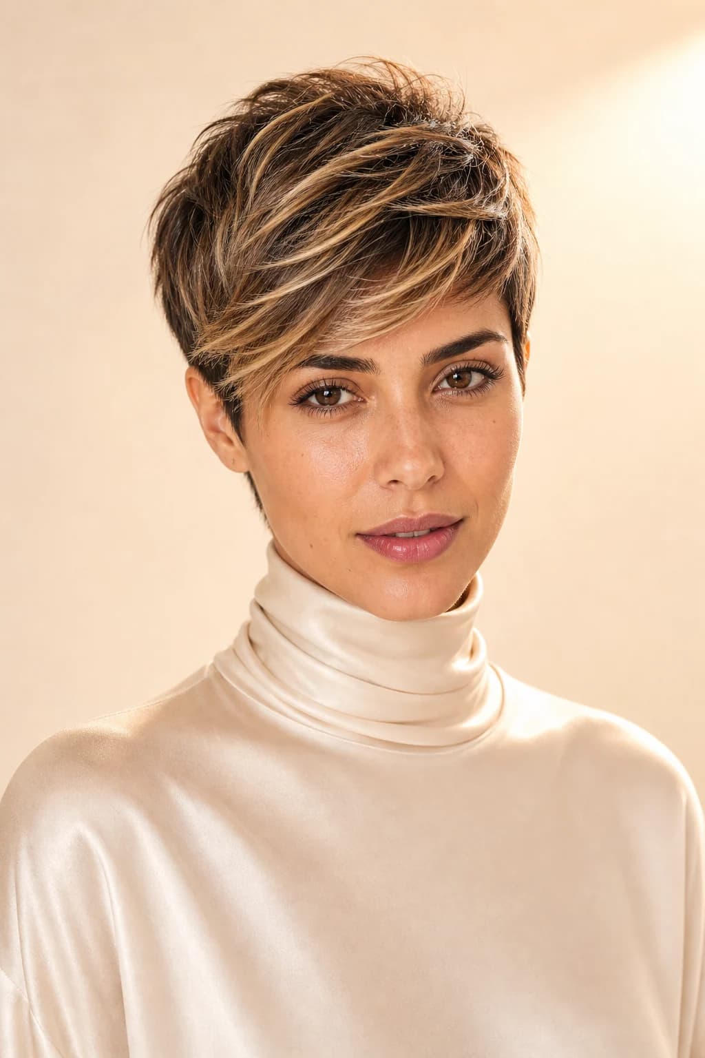 Pixie atrevido — Balayage 2026