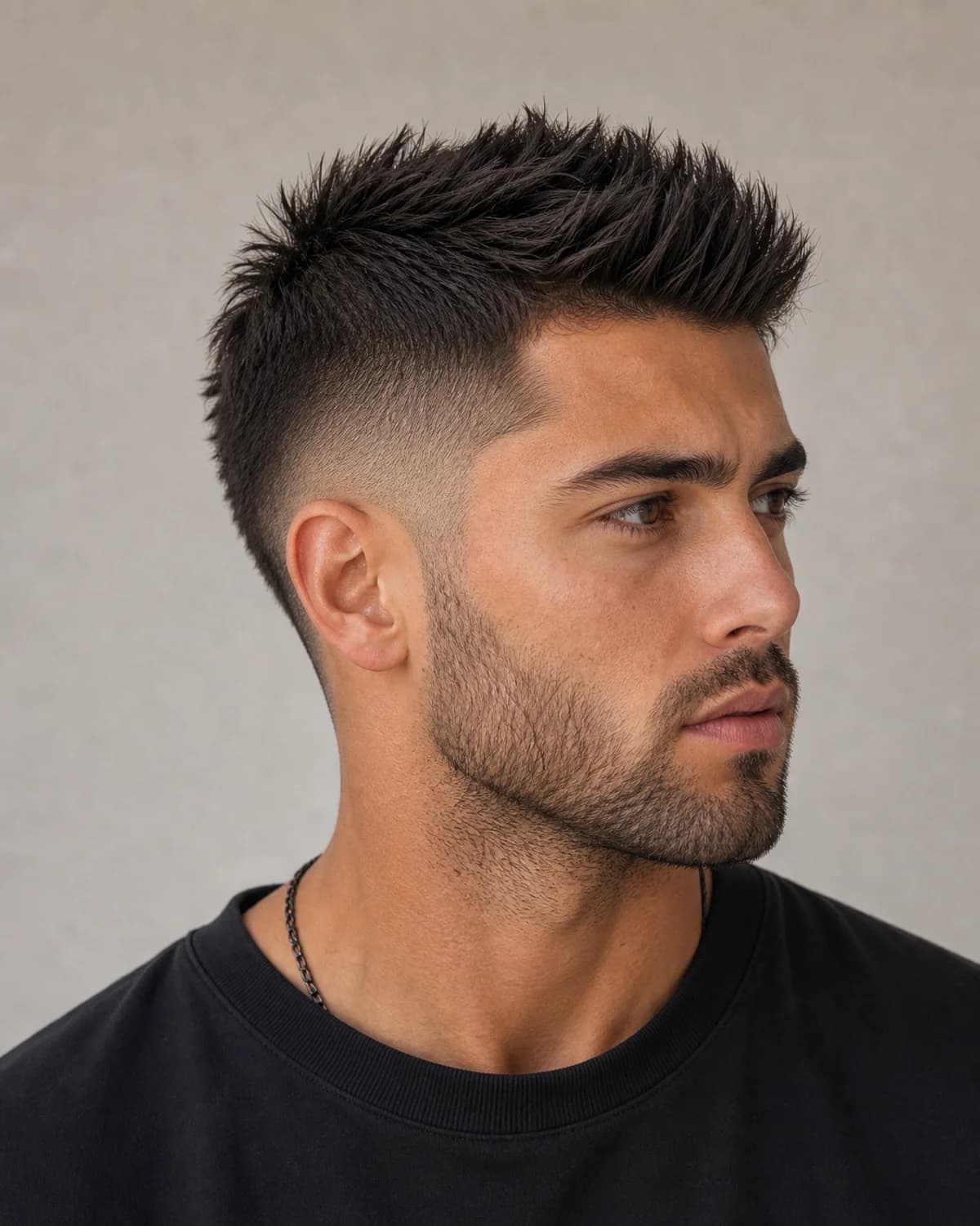 Faux hawk — Cortes de pelo hombre para cara redonda