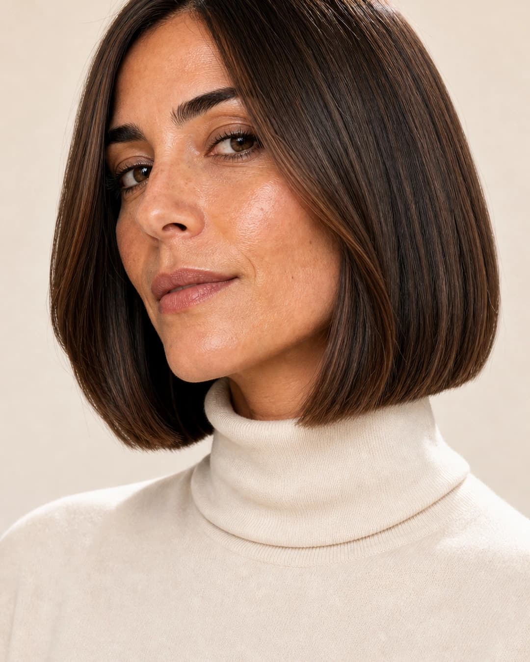 Italian Bob Pelo Fino - vista frontal y trasera exacta