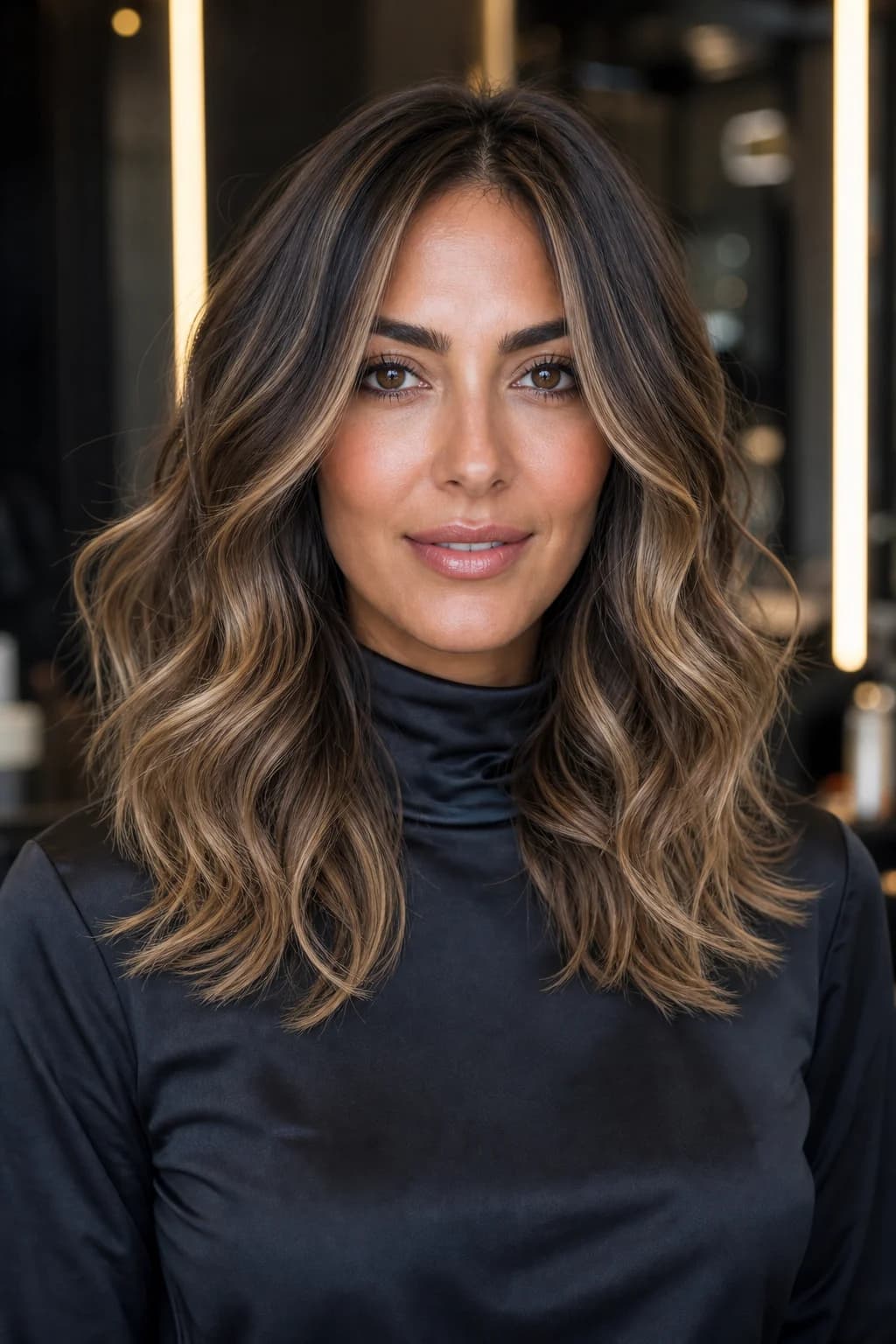 Balayage clásico — pincel libre sun-kissed natural