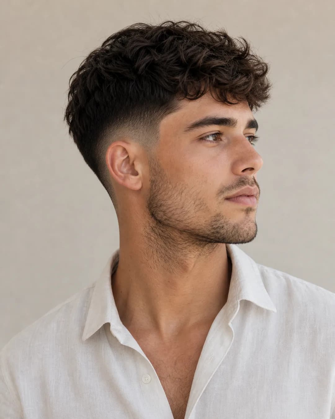 Mid taper fade — Taper fade con diseño