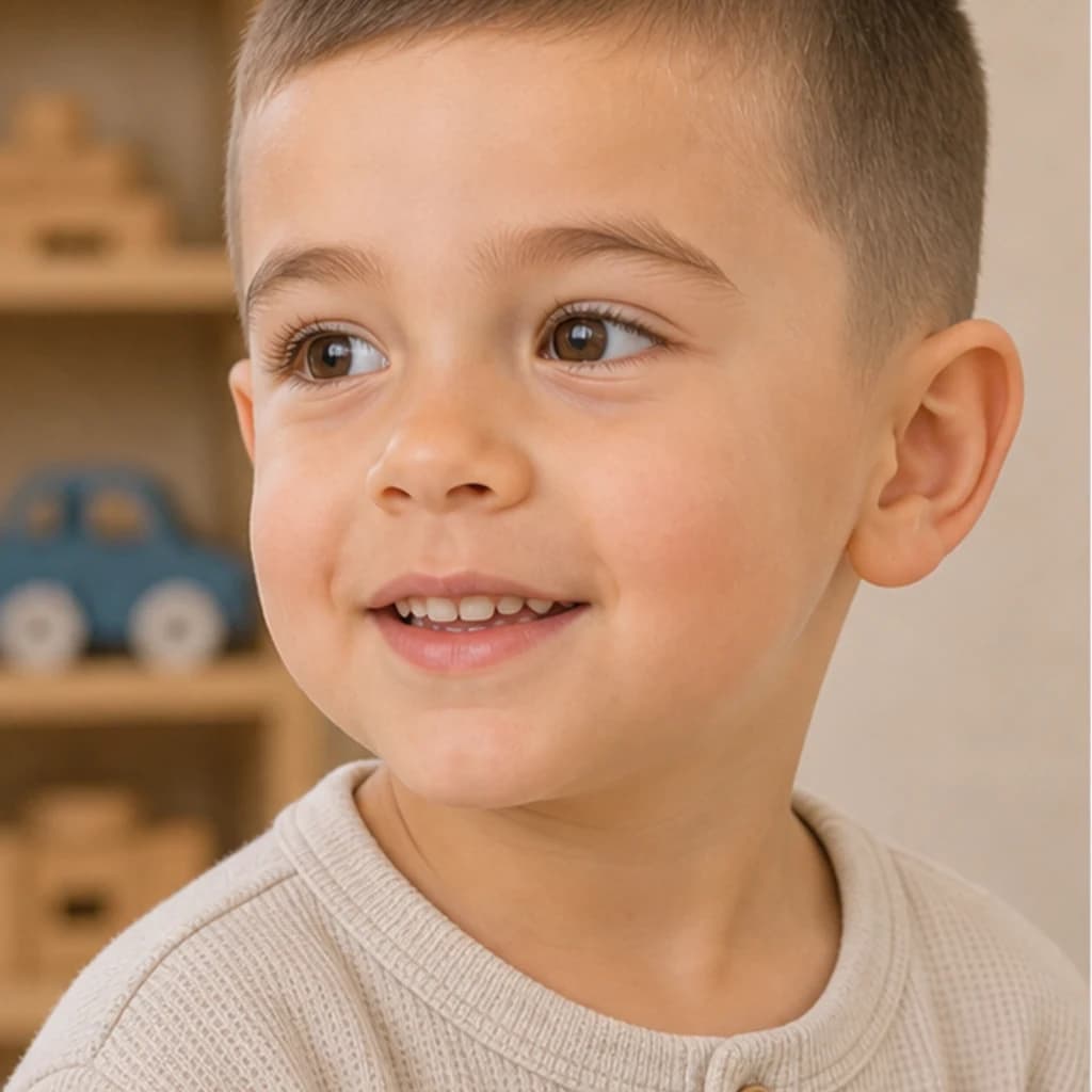 Buzz cut suave — Cortes de pelo niños 3-5 años