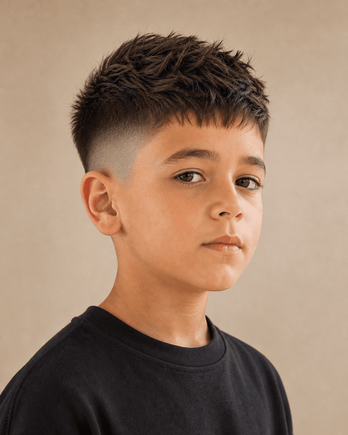 Degradado alto editorial — Degradado niño