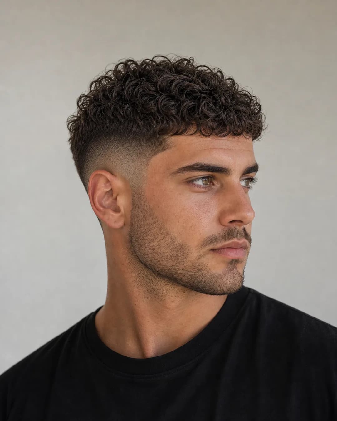 Pelado francés rizado — Corte de pelo francés hombre