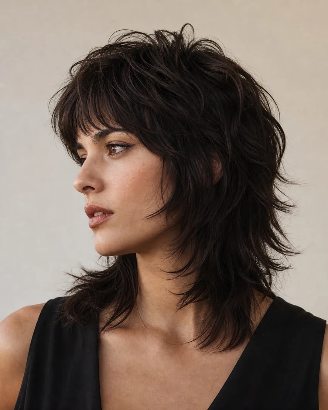 Wolf cut editorial — Wolf cut mujer