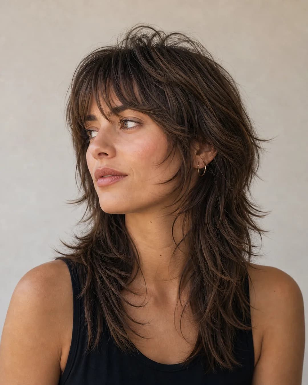 Wolf cut suave — Wolf cut mujer