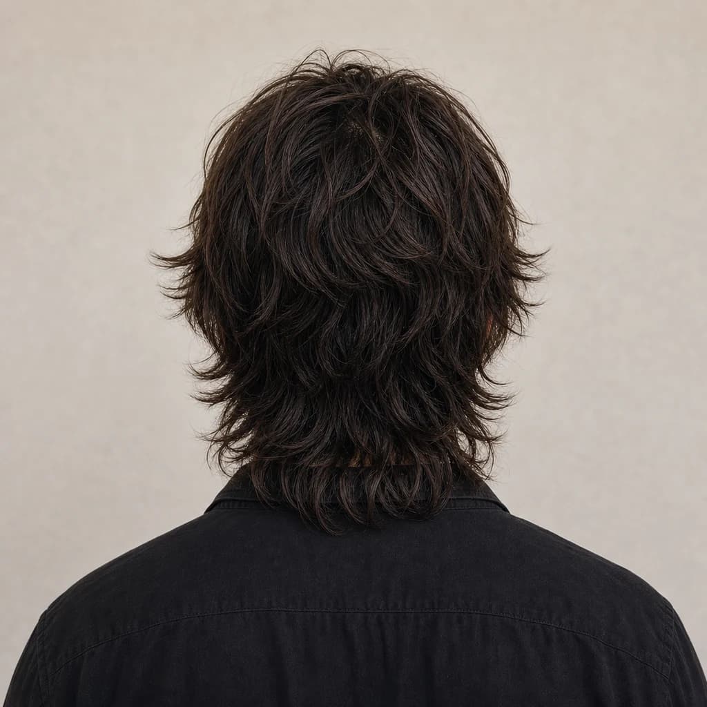 Shaggy clásico — vista posterior