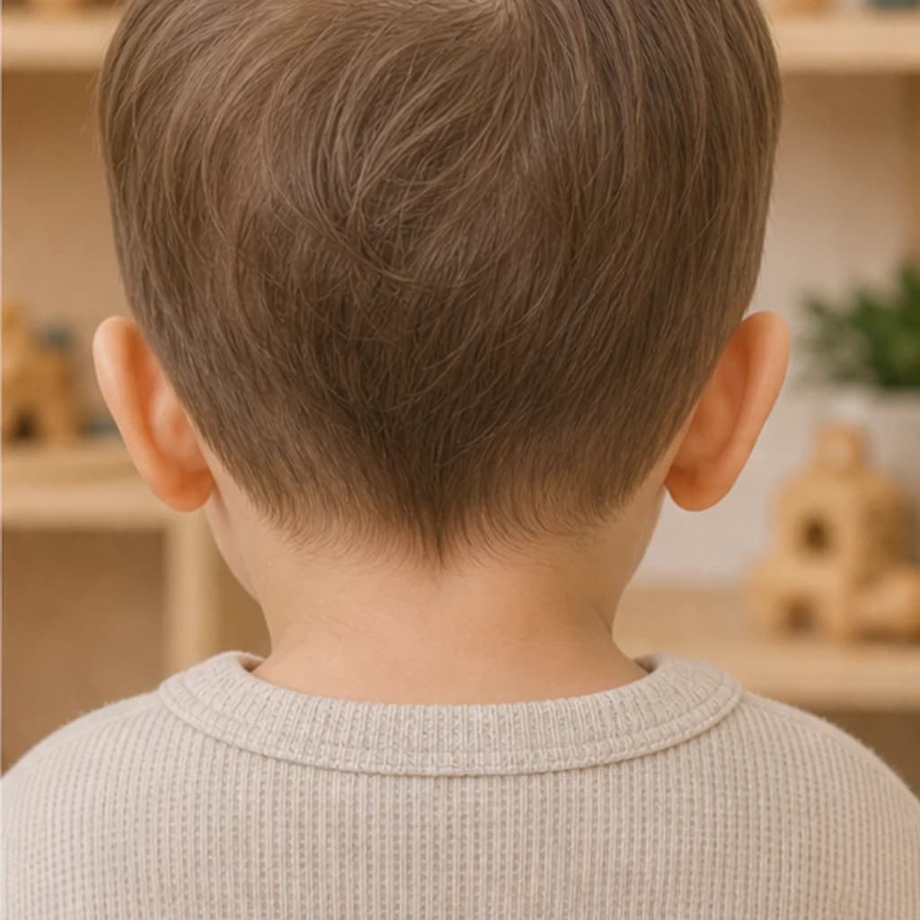 Peluquería infantil bebé 0-2 — vista posterior